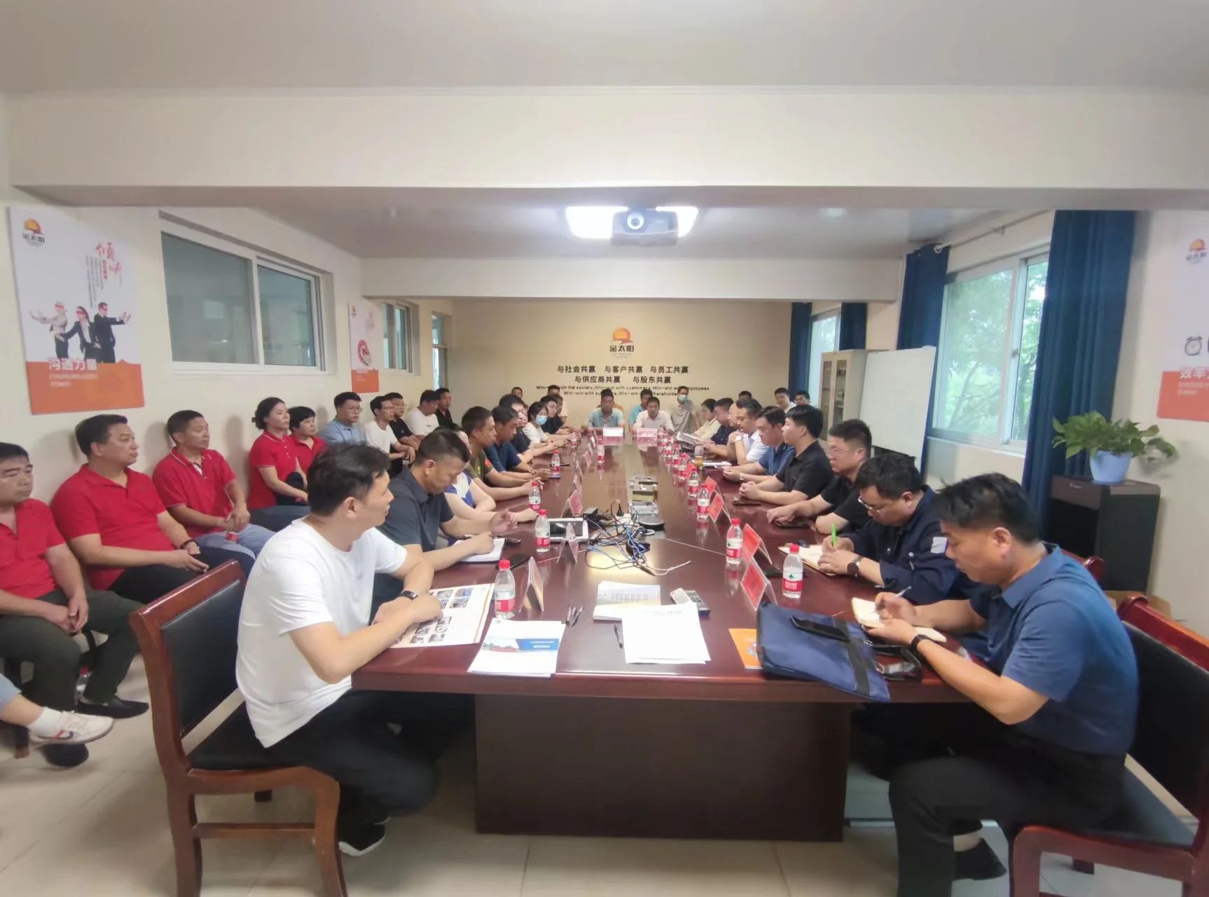 延津縣2023年工貿(mào)企業(yè)防汛應(yīng)急演練在我司舉行！